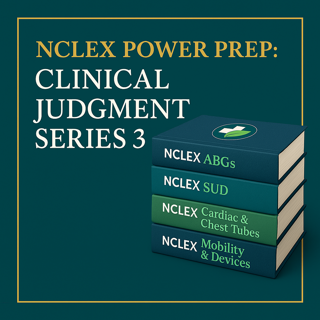 NCLEX Power Prep: Clinical Judgment Series 3 (4-Course Bundle)